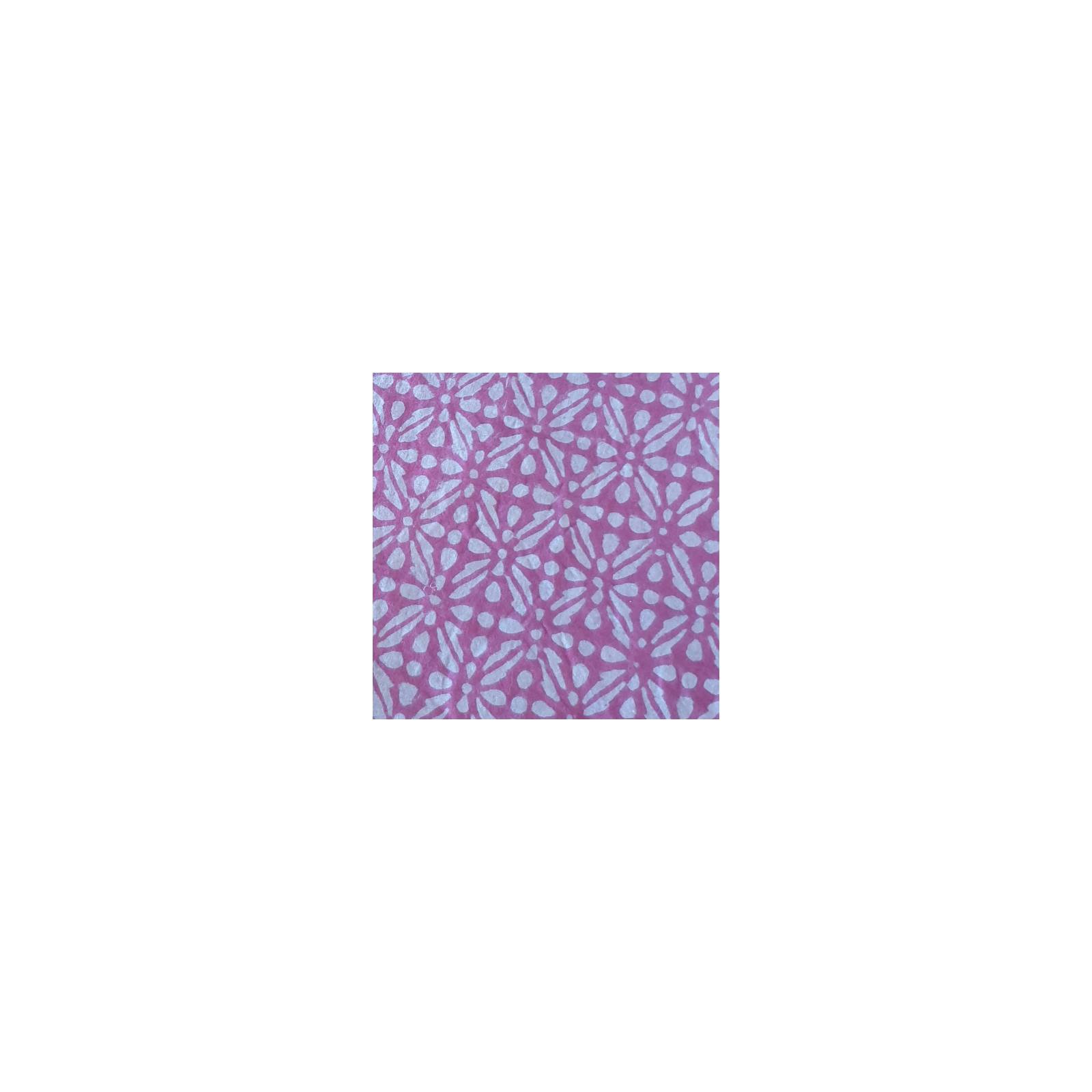 Ventes privées Set de 4 serviettes De Table - Stripes Block Print - 100% Coton Ethnique TB119 PURPLE