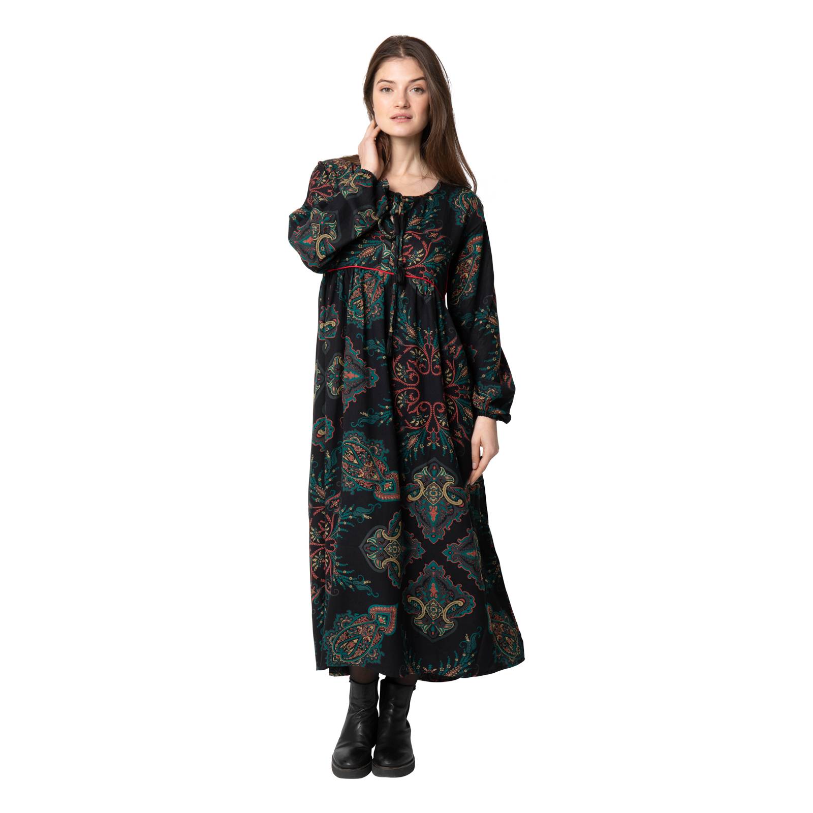 Robes Maya Dress Gaya Ethnique VR2803 BLACK