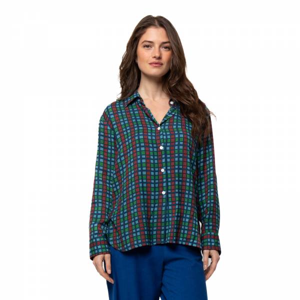 Chemises et blouses Alka Shirt Chokdi Ethnique VT3130 BLUE