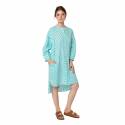Robes Robe chemise Noemie Abu - 100% Coton Ethnique VR3227 GREEN