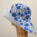 Chapeaux Nice Hat Georgette 100% Cotton Ethnique AC310 BLUE