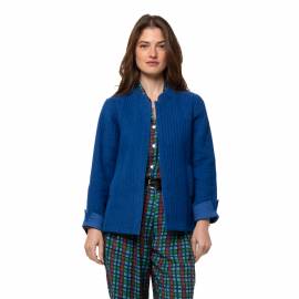 Nancy Quilted Jacket Velvet 100% Coton Velvet