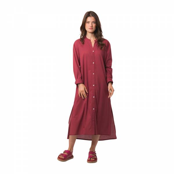 Robes Alice Shirt Dress S.color 100% Coton Ethnique VR4303 RASBERRY